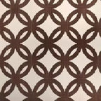 Mid Century Fabric Accent Chairs with Wing-back Brown