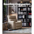 27 Oversized Recliner with Heat & Massage 360 Swivel & Manual Rocking, Remote Control for Living Room, Bedroom