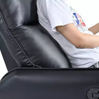 Rocking Recliner Chair with Side Pocket 360 Swivel Nursery Accent Chair Small Glider Chair for Living Room Bedroom Home Theater