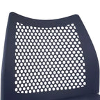 Stackable Chair with Air-Vent Back and Powder Coated Metal Base