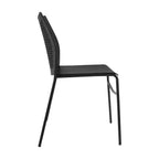 Stackable Chair with Air-Vent Back and Powder Coated Metal Base