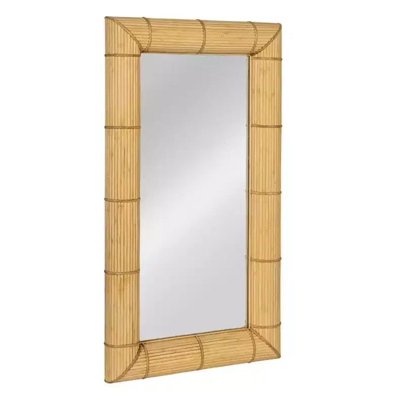 Bamboo Square Wall Mirror