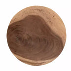 Natural Teak Wood End Table