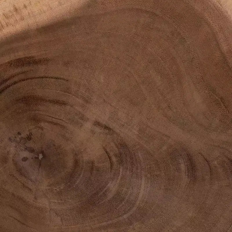 Natural Teak Wood End Table