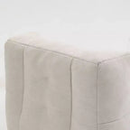 Fluffy bean bag chair for adults, super soft lazy sofa with memory foam and ottoman, indoor modern focus chair for living room, bedroom, apartment