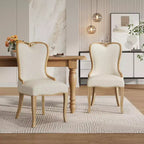 French Country Rubberwood Dining Chairs