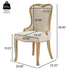 French Country Rubberwood Dining Chairs