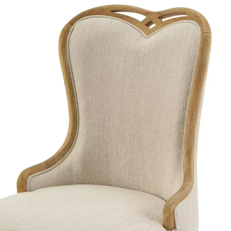 French Country Rubberwood Dining Chairs