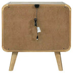 2-drawer Nightstand Bedside Table Light Ash