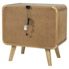 2-drawer Nightstand Bedside Table Light Ash