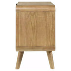 2-drawer Nightstand Bedside Table Light Ash