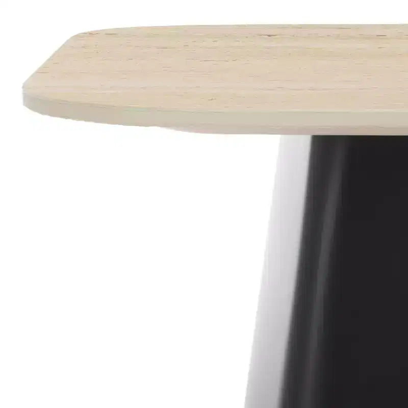 Tavolino laterale in porcellana - beige/nero