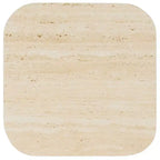 Tavolino laterale in porcellana - beige/nero