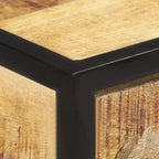Konsolentisch 39,4 x 13,8 x 29,5 cm aus massivem Mangoholz