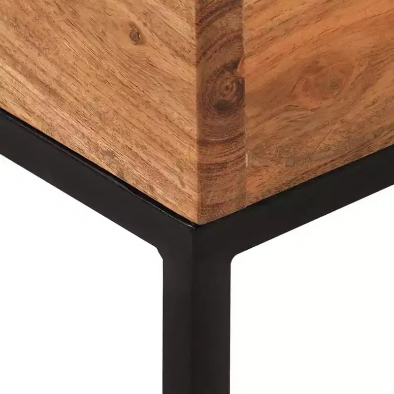 Beistelltisch 11,8 x 11,8 x 13 cm aus massivem Akazienholz