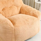 Bean Bag Sofa Chair with Armrests High Density Foam Lazy Comfortable for Adults Living Room Bedroom Reading