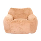 Bean Bag Sofa Chair with Armrests High Density Foam Lazy Comfortable for Adults Living Room Bedroom Reading