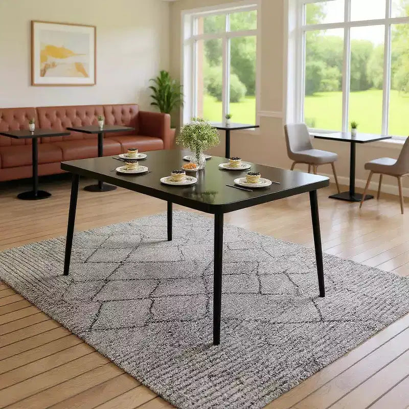 59 Tempered Glass Patio Dining Table