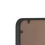 30x40 Inch Wall Mounted Black Rectangular Mirror Metal Framed Mirror