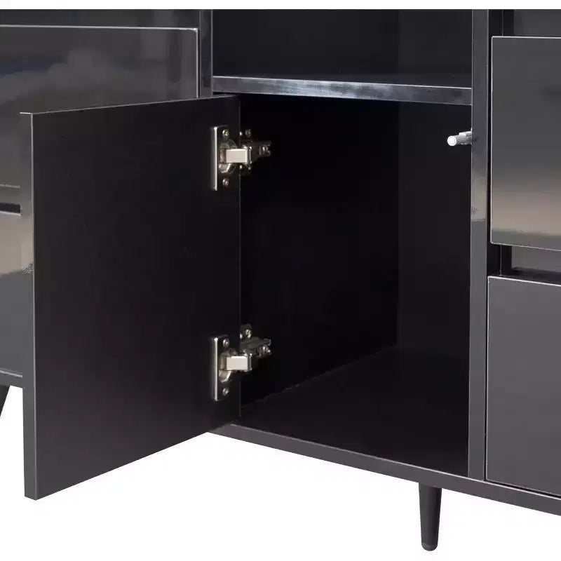Modern Storage Cabinet, Entryway Sideboard with Drawer & Shelves, Space-Saving Accent Buffet for Hallway, Kitchen, Living Room