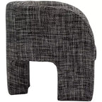 Weaved Polyester Fabric Accent Chair