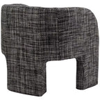 Weaved Polyester Fabric Accent Chair
