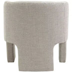 Weaved Polyester Fabric Accent Chair