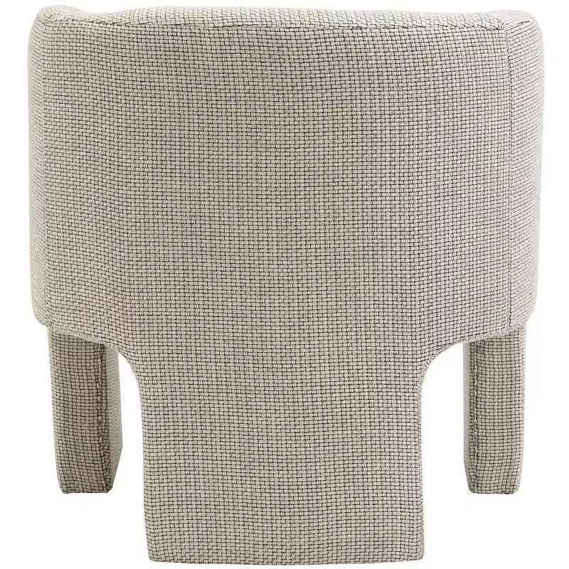 Weaved Polyester Fabric Accent Chair