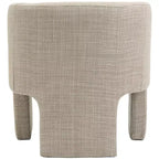 Weaved Polyester Fabric Accent Chair