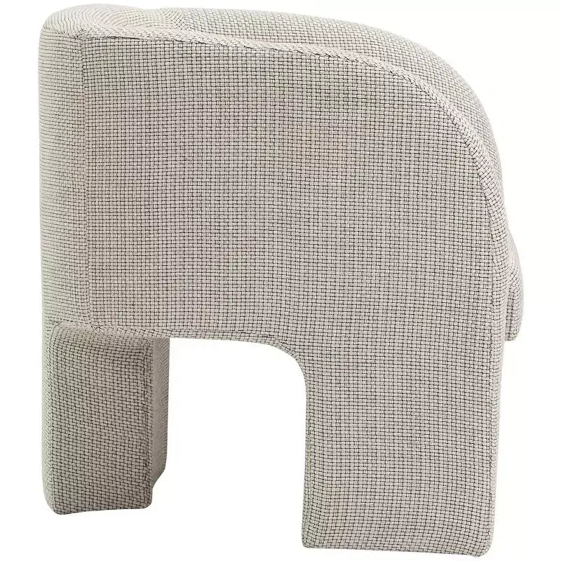Weaved Polyester Fabric Accent Chair