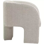 Weaved Polyester Fabric Accent Chair