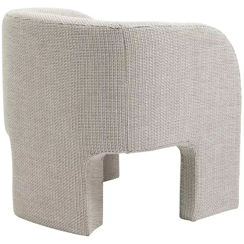 Weaved Polyester Fabric Accent Chair