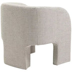 Weaved Polyester Fabric Accent Chair