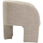 Weaved Polyester Fabric Accent Chair