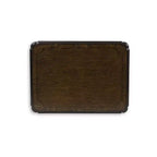 Couchtisch mit dunkelbraunem Finish und Cabriole-Beinen  