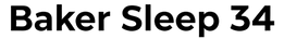 Baker Sleep 34 黑色字体 Logo